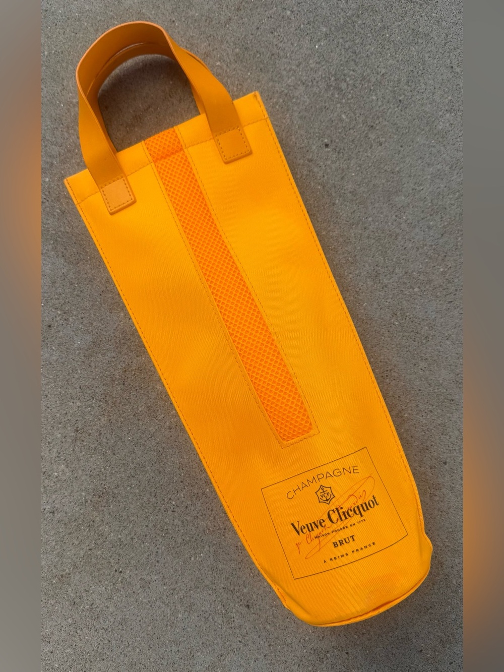 $35 FIRM - Veuve Clicquot Neoprene Insolated Champagne Bottle Cover